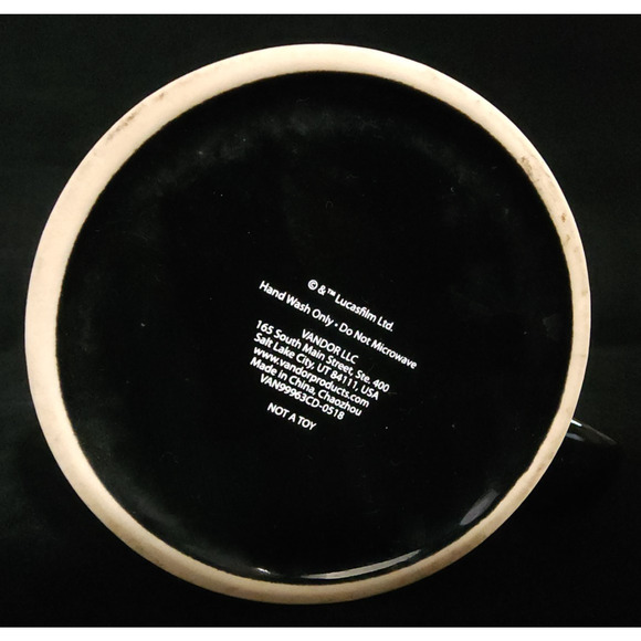Star Wars Millennium Falcon Black Ceramic Heat Revealing Mug Cup by Lucasfilm - Picture 8 of 9